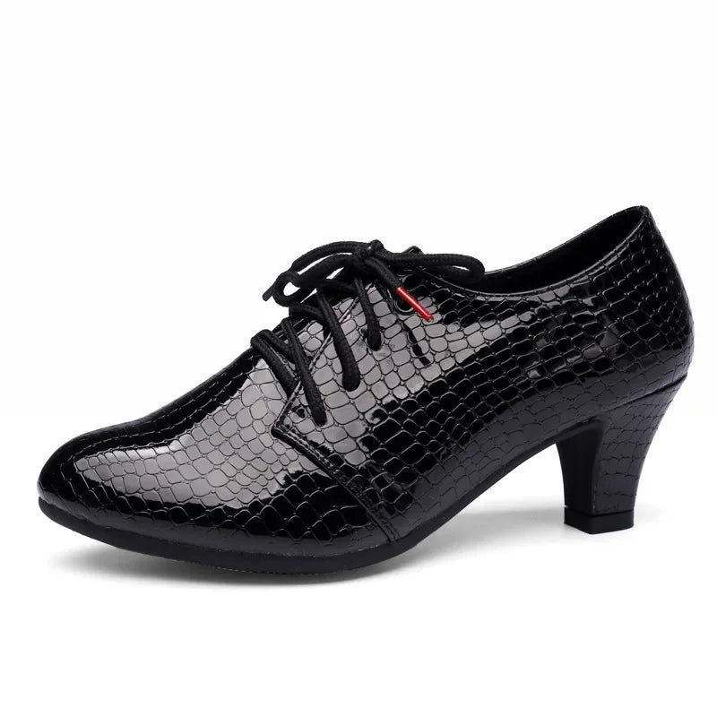 Souliers de tango femme, modèle Blandine, coloris noir