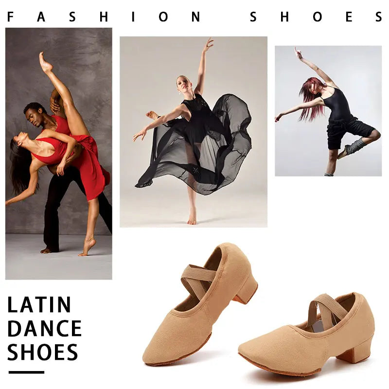 Women's dance training shoes, 3.5 cm heel, Buenos model, view 5