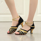 Zapatos de baile latino para mujer, modelo Arabesque