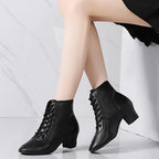 Lace-Up Latin Dance Shoes, Françoise Model