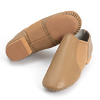 Soft PU jazz shoes with split sole, Rondo model, brown