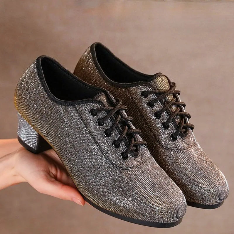 Closed-toe heeled ballroom dance shoes, Agrafena model, view 6