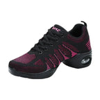 Lightweight, Breathable Black Jazz Sneakers, Nadezhda Model, View 8