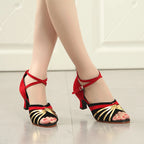 Zapatos de baile latino para mujer, modelo Arabesque, vista 6