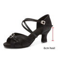 Women's salsa shoes, Faustine model, black colour