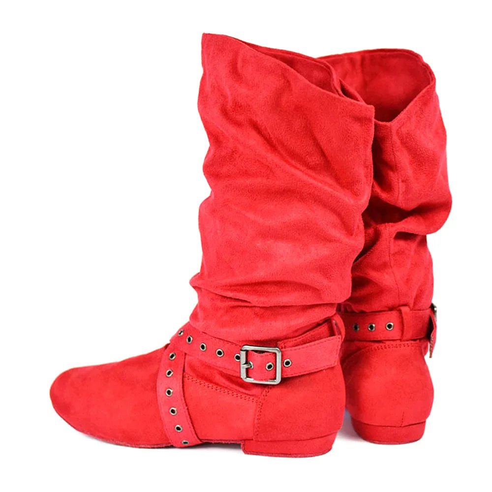 Chaussures de salsa femme, modèle Carlos, coloris rouge