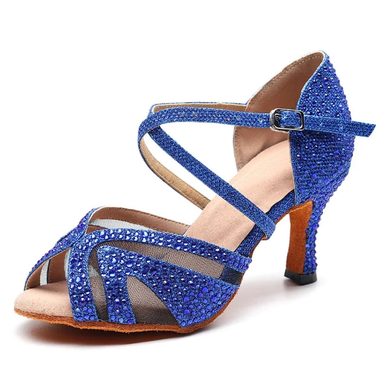 Salsa shoes for women, Budapest model, view 4