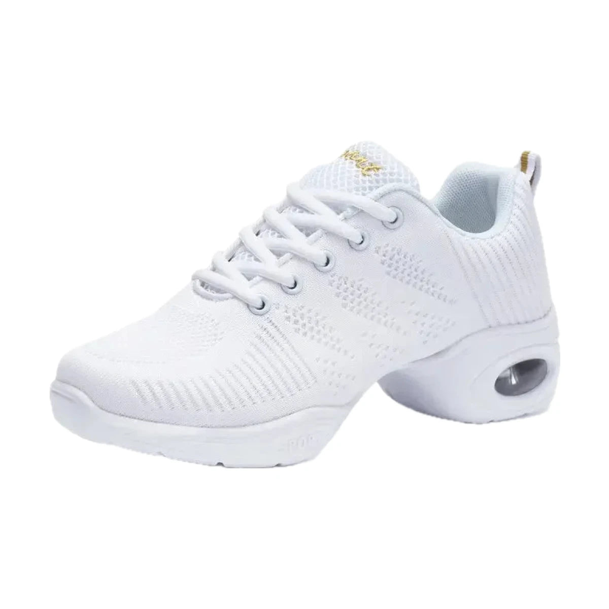 Lightweight, Breathable Black Jazz Sneakers, Nadezhda Model, View 10