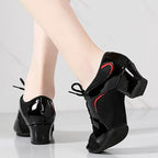 Gold Latin Dance Shoes, Rubber Sole, Nuria model, View 3
