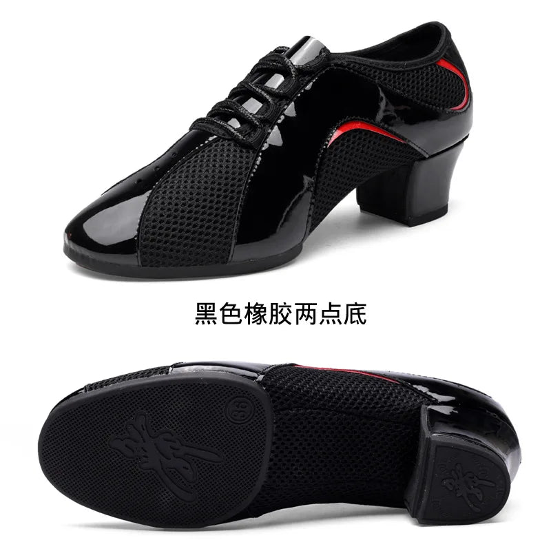 Gold Latin Dance Shoes, Rubber Sole, Nuria model, View 10