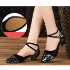 Chaussures de salsa femme, modèle Pauline, vue 11