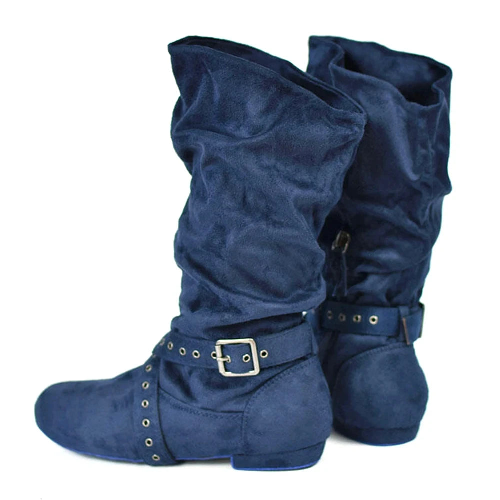 Chaussures de salsa femme, modèle Carlos, coloris bleu marine
